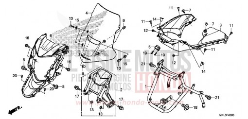 CAPOT AVANT NC750XAK de 2019